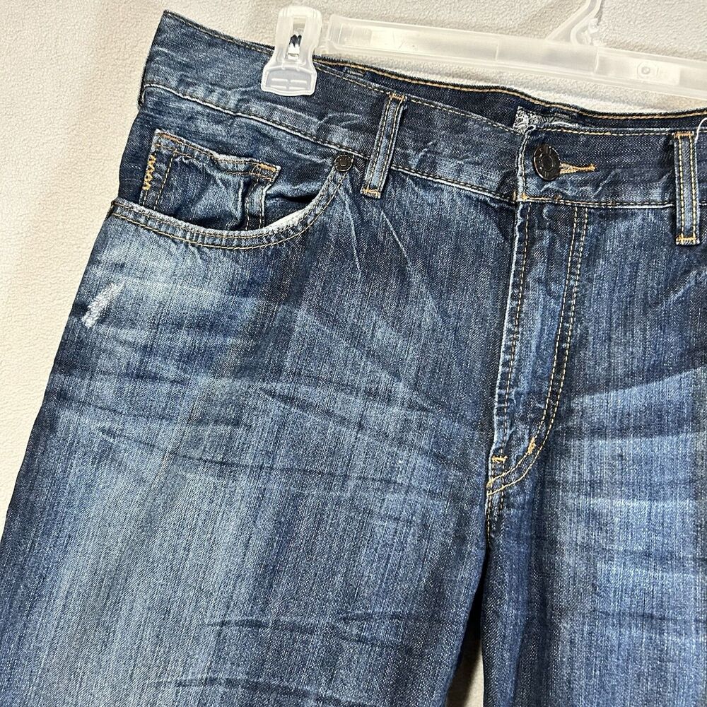 Silver Jeans Mens Nash Slim W38 L34 Blue Denim Actual measurements 40x30 - Picture 4 of 7